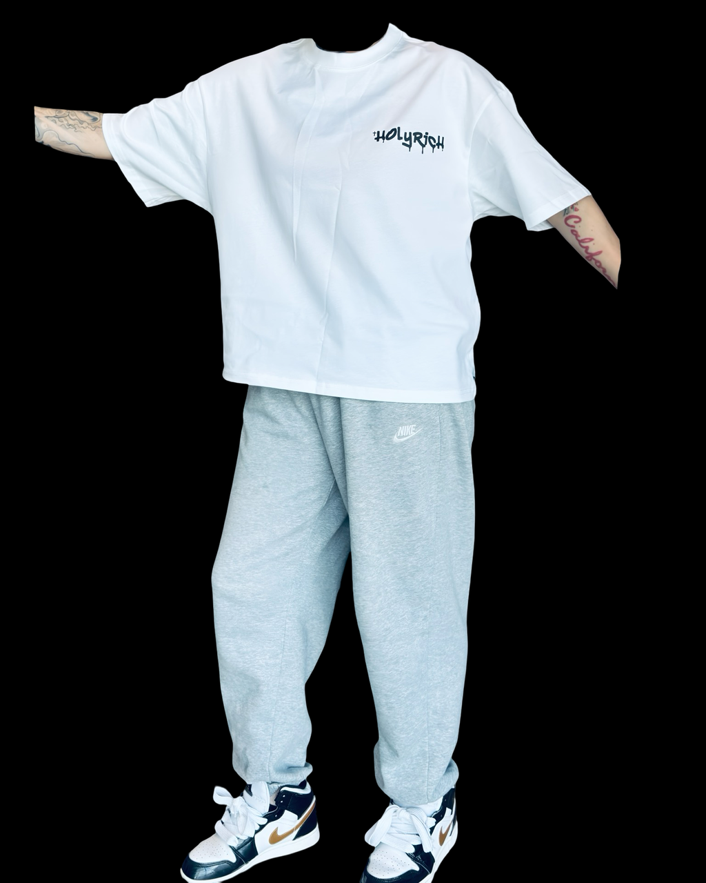 HOLYRICH custom “set apart” shirt with 2 custom patches